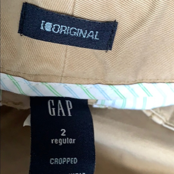 Khaki crop chinos - Picture 2 of 2